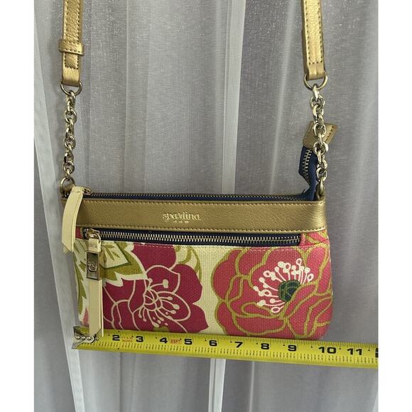 Spartina 449 Carson Cottage East West Hipster Purse Vacation Flowers Small Bag - Picture 6 of 14